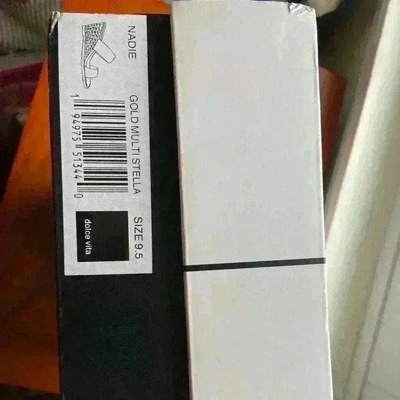 Dolce Vida Gold Multi Stella Slip On Wedge-Size 9.5 M - Picture 8 of 8